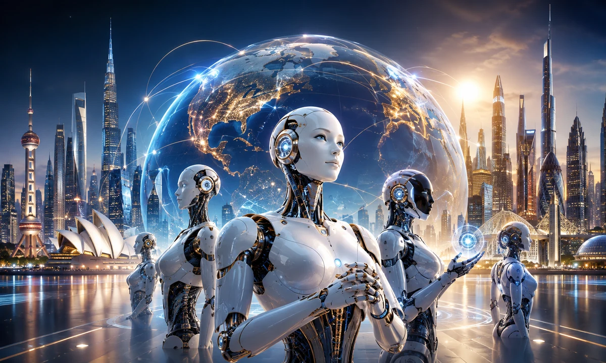 Illustration representing BeautifulRobotsInternational.com